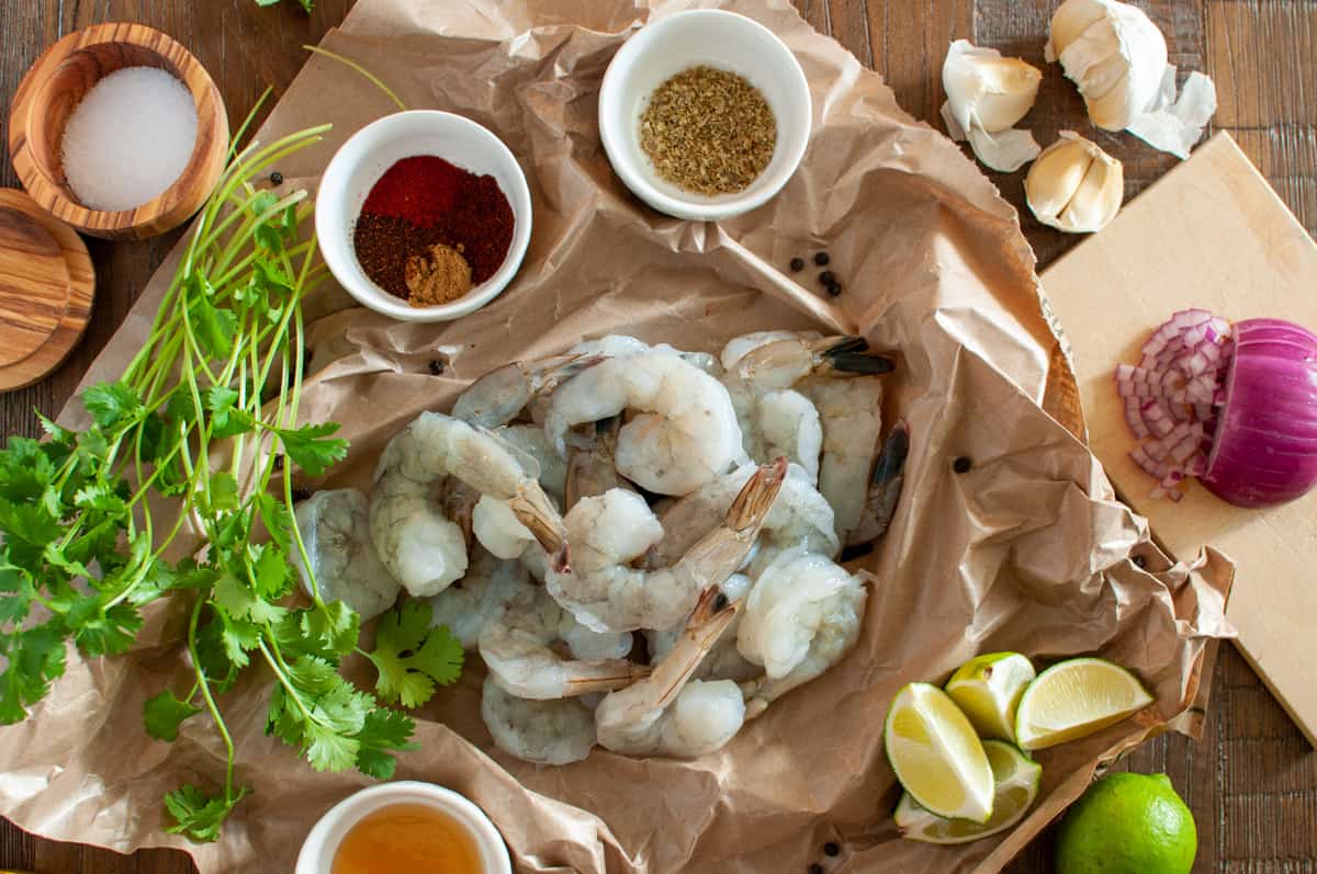 Spicy Grilled Shrimp Recipe Ingredients