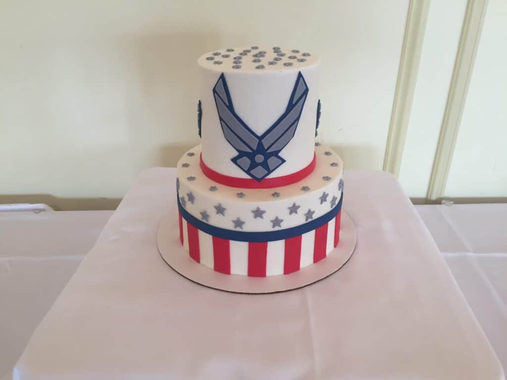 Air Force Cake - Marshmallow Fondant