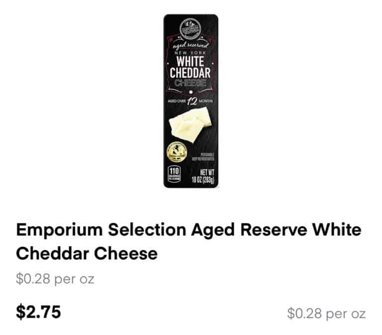 White Cheddar Cheese