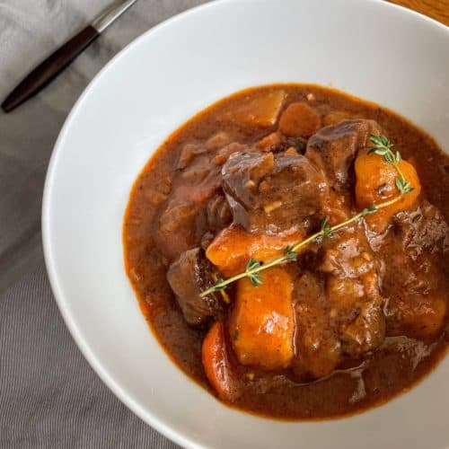 Beef Stew Plated