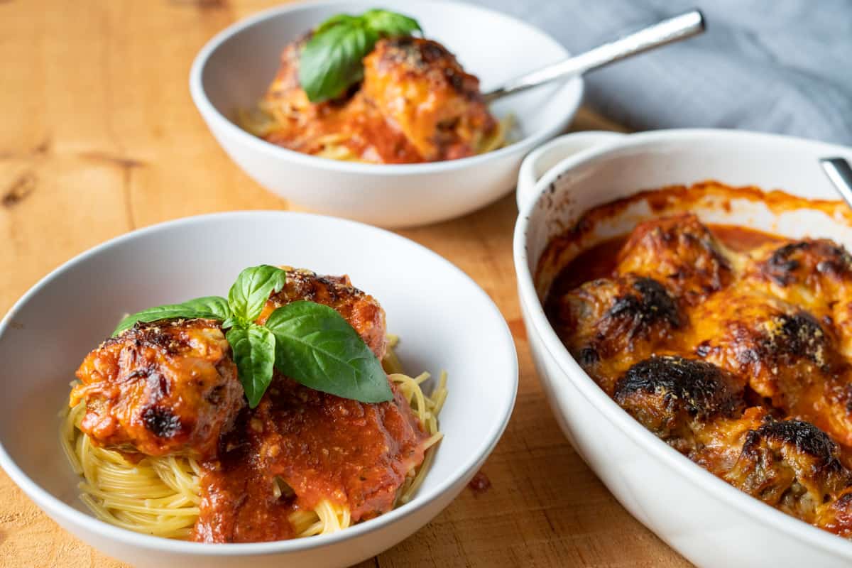 Baked Italian Meatballs