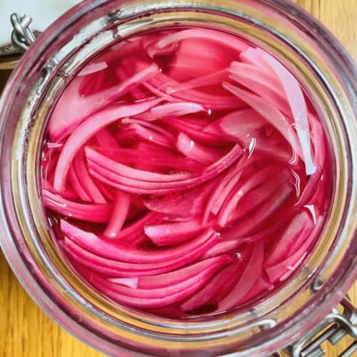 Homemade Pickled Red Onions