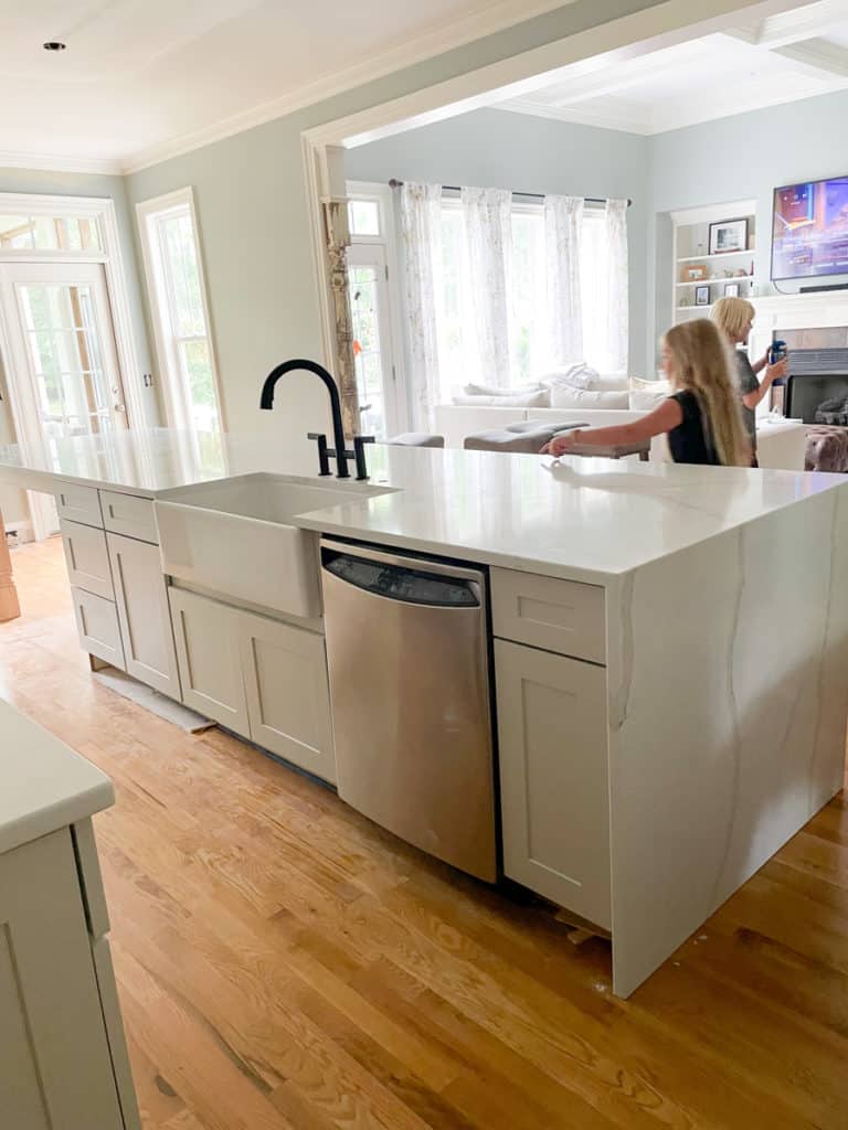 Countertop on Kitchen Island