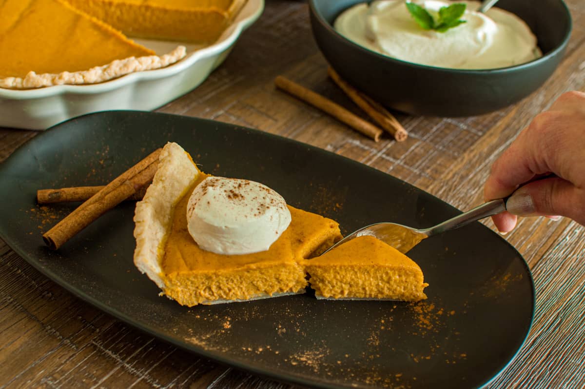 Pumpkin Cream Cheese Pie Step By Step