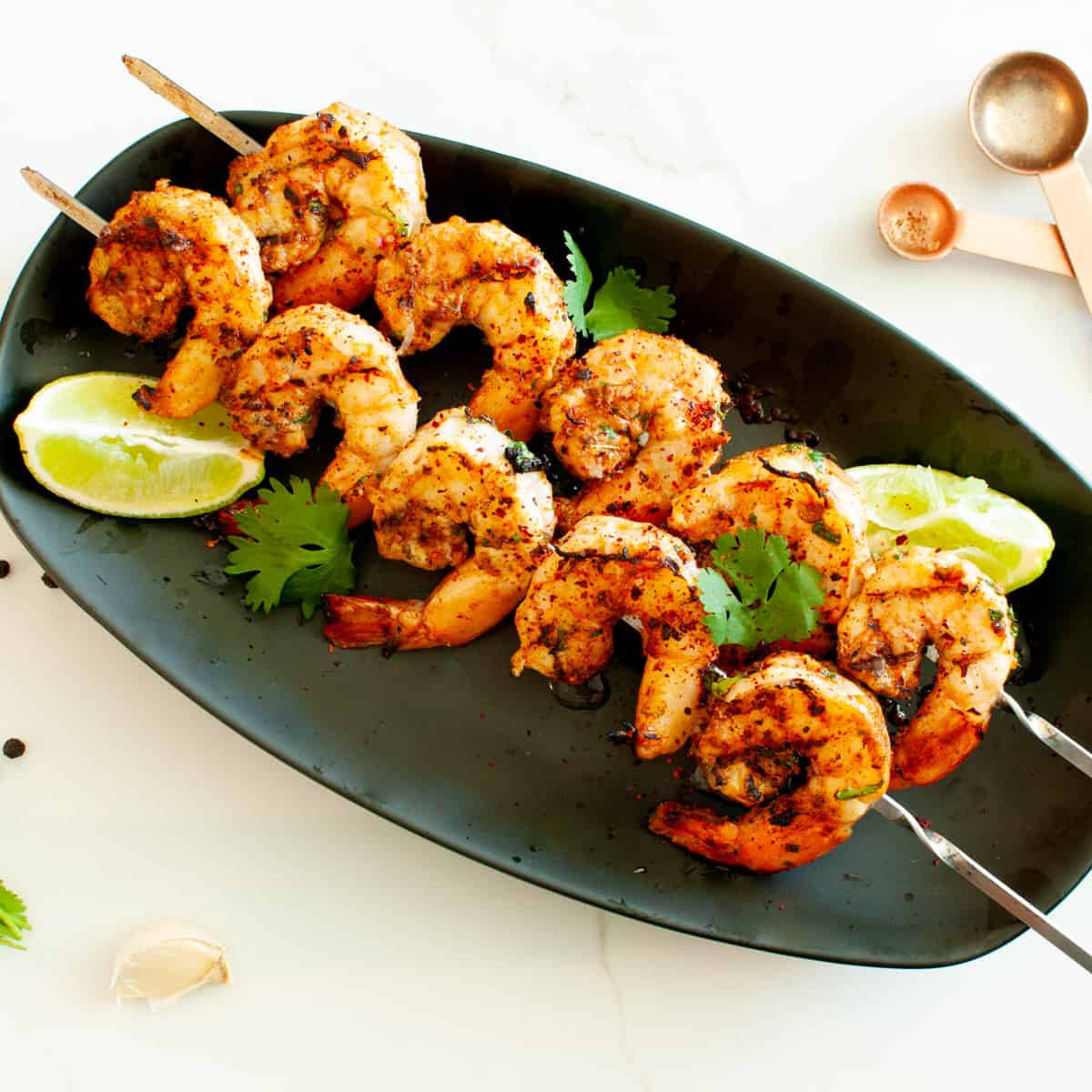 Spicy Grilled Grilled Shrimp on Skewers