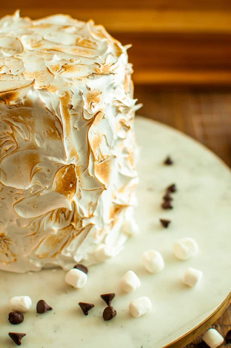 Toasted Meringue Cake