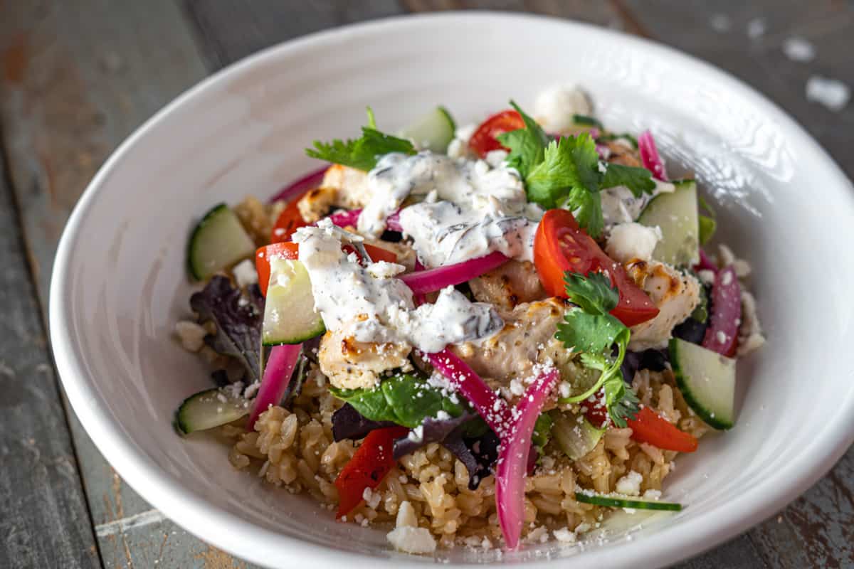 Mediterranean Rice Bowl