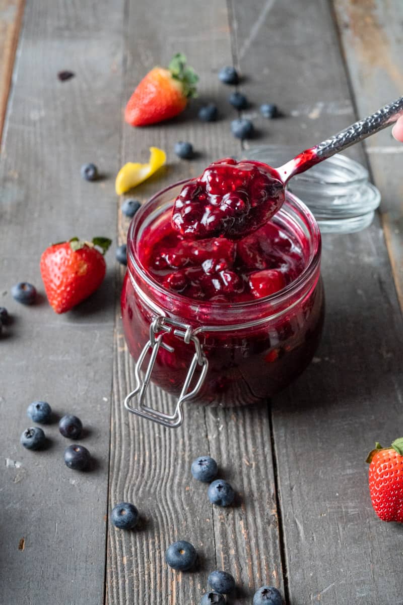 Easy Strawberry Compote - A Baking Journey