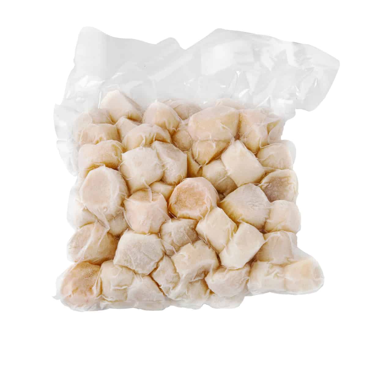 frozen gallon size bag of sea scallops