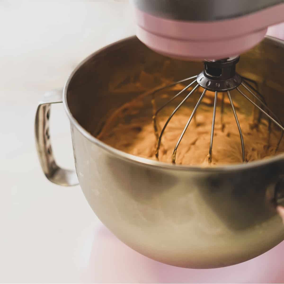 Stainless KitchenAid Bowl close up